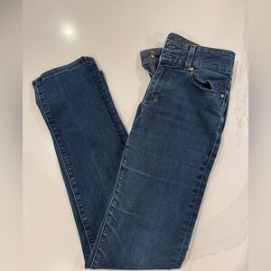 PAIGE Women's Straight Leg Jeans - Dark Blue